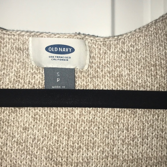 Tan/White Knited Sweater - Picture 3 of 3